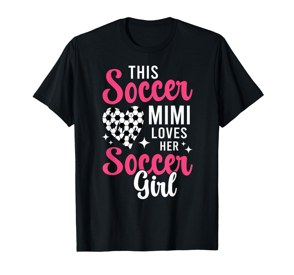 Soccer Mimi Loves Her Soccer Soccer T-Shirt - Custom Art Print Unisex