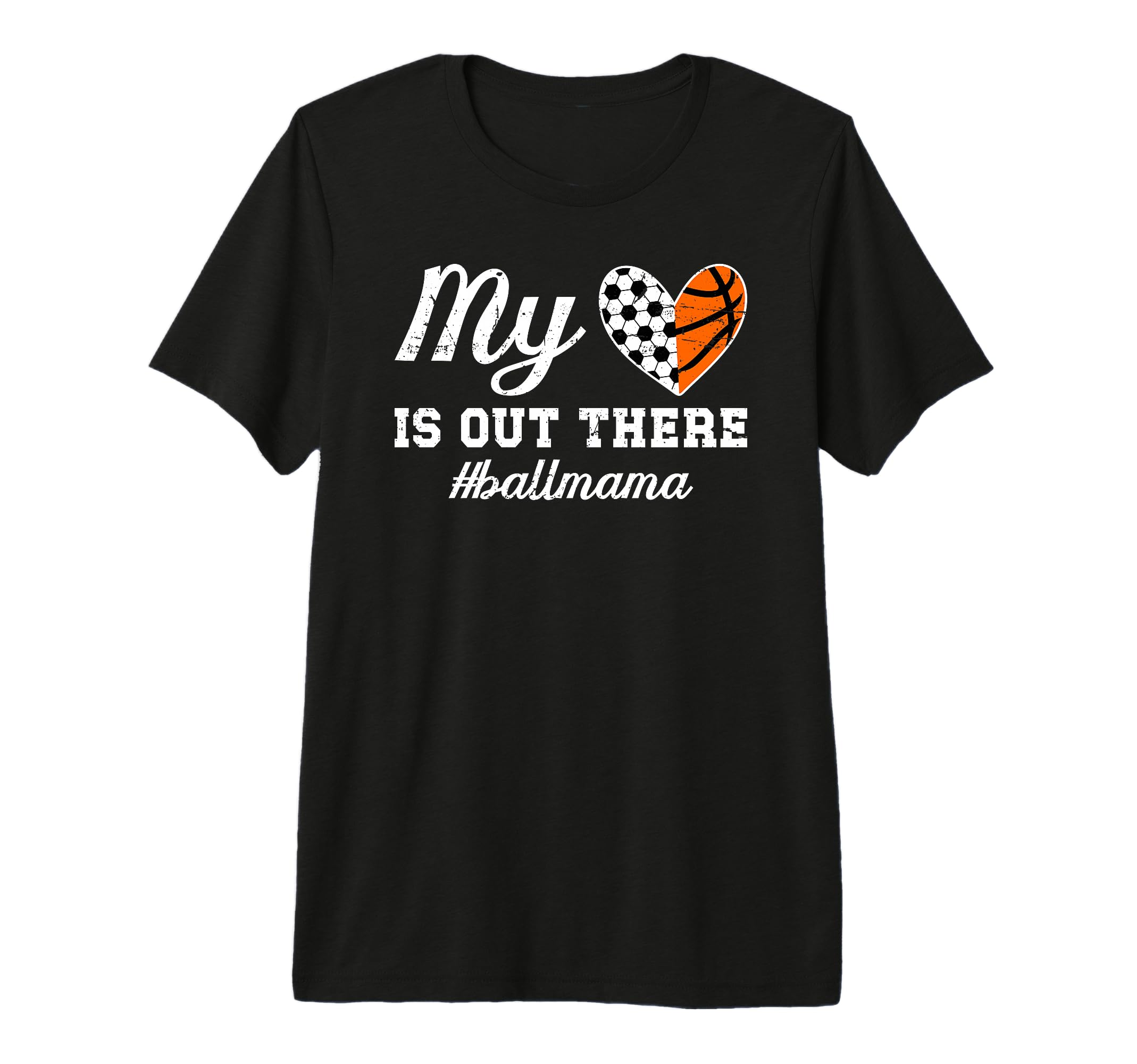 My Heart Is Out There Ball Mama T-Shirt - Custom Art Print Unisex