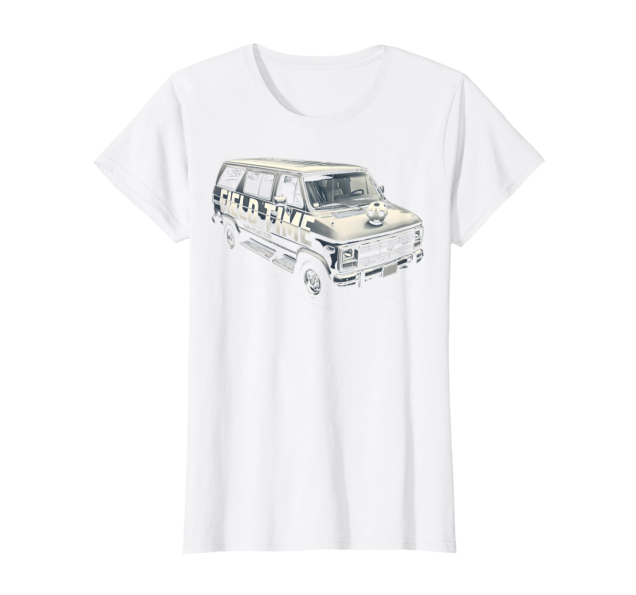 Field Time Navigator Soccer Mom T-Shirt - Custom Art Print Unisex
