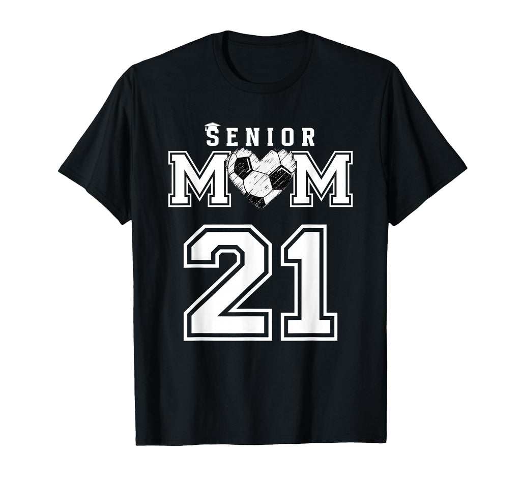 Proud Senior Soccer Mom Custom Jersey T-Shirt - Trendy Graphic Men Women