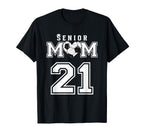 Proud Senior Soccer Mom Custom Jersey T-Shirt - Trendy Graphic Men Women