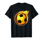 Black Gold Soccer Vibes Game Day Soccer T-Shirt - Streetwear Style Unisex