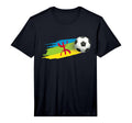 Amazigh Soccer Ball Amazigh Flag Jersey T-Shirt - Graphic Print for Adults