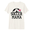 Soccer Mom Player Team Mama Sports T-Shirt - Minimalist Print Men Women