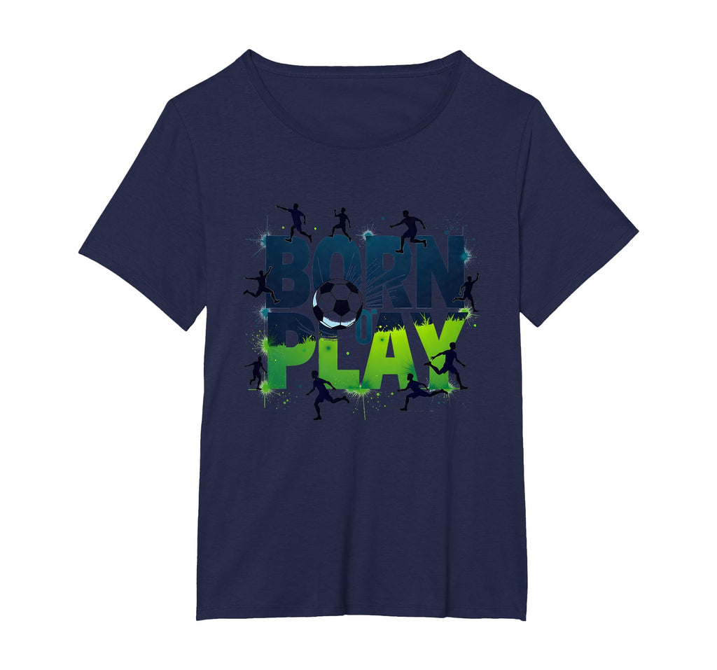 Born To Play Soccer Athlete Passion T-Shirt - Unique Graphic for Adults