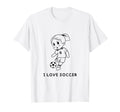 I Love Soccer T-Shirt - Custom Art Print Men Women