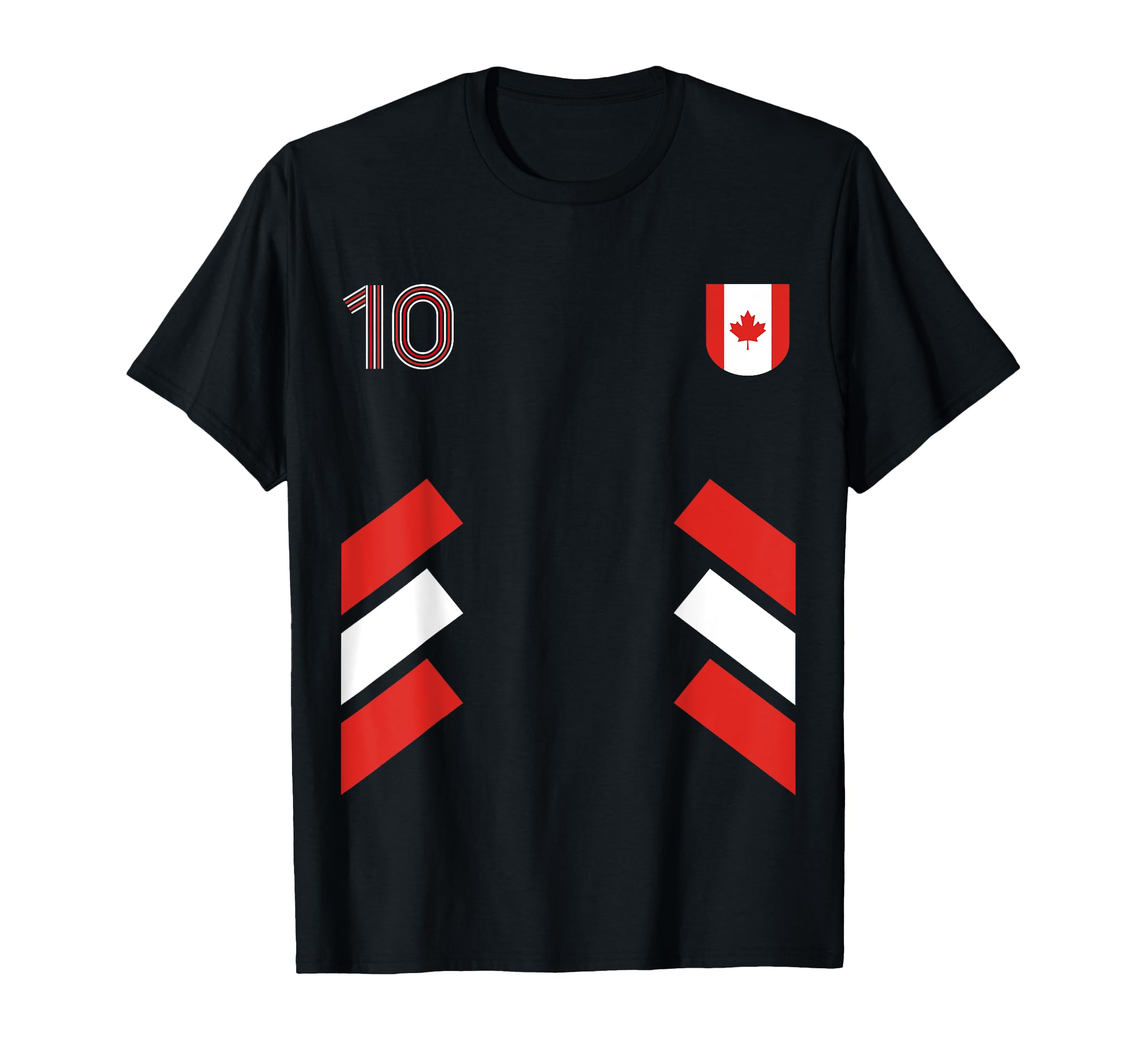 Retro10 Canada Football Canada Soccer T-Shirt - Trendy Graphic Unisex