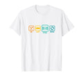 Eat Sleep Futsal Repeat Indoor T-Shirt - Casual Everyday Wear for Adults