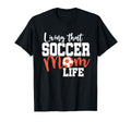 Mothers Day Living That Soccer Mom T-Shirt - Aesthetic Graphic for Adults