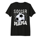 Soccer Mama Groovy Soccer Mom Mothers T-Shirt - Unique Graphic for Adults