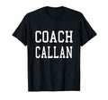 Coach Callan Custom Football Soccer T-Shirt - Trendy Graphic Unisex