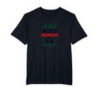 Eat Sleep Soccer Repeat Funny Sports Fan T-Shirt - Minimalist Print Unisex