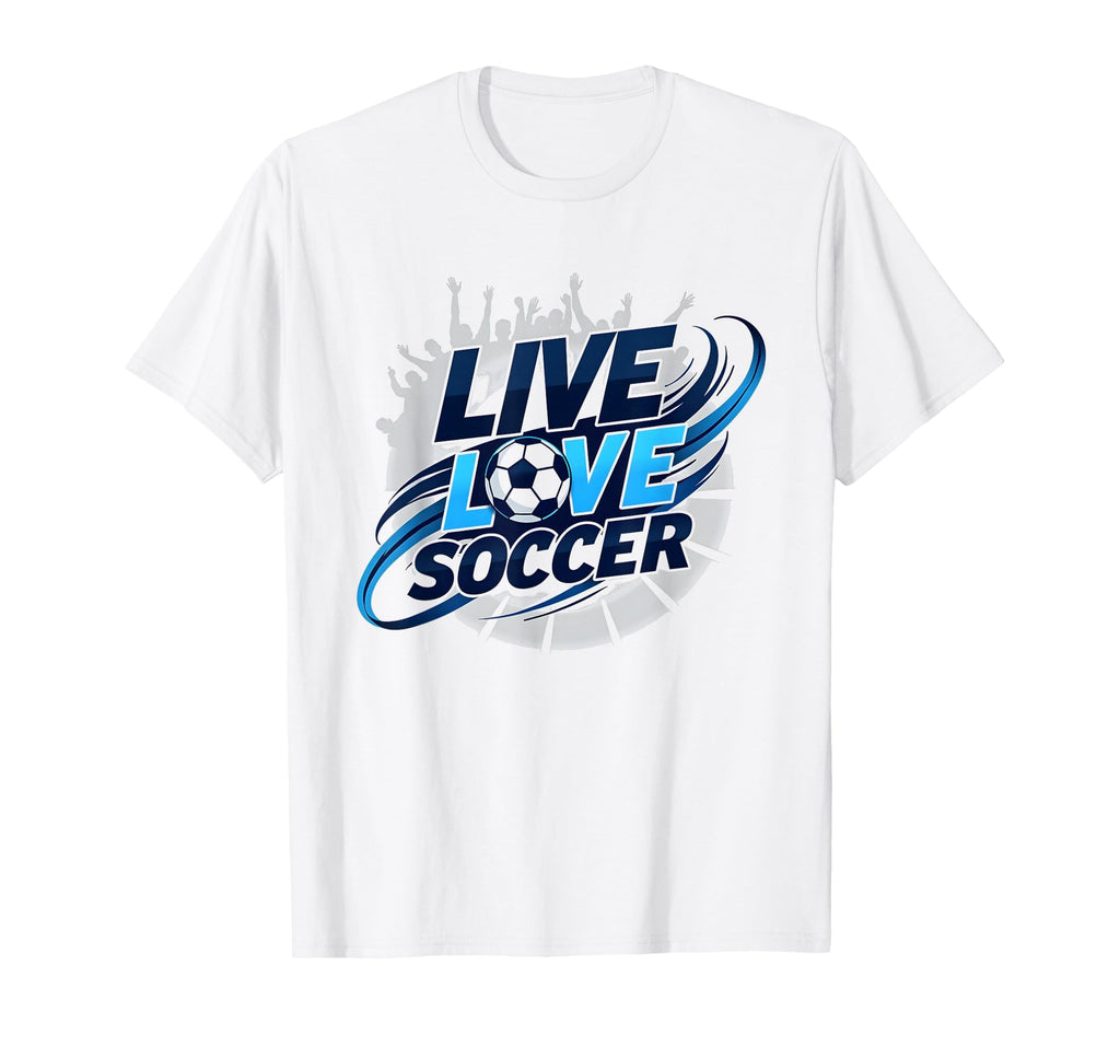 Soccer Mom Live Love Soccer Sweatshirt - Casual Everyday Wear Men Women