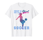 Just Who Loves Soccer T-Shirt - Novelty Apparel for Adults