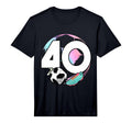 Mens 40Th Birthday Soccer Player T-Shirt - Minimalist Print for Adults