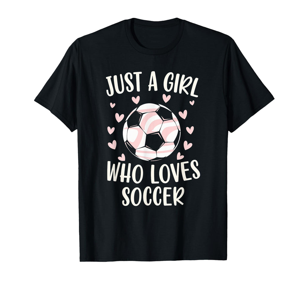 Just Who Loves Soccer Soccer Sports T-Shirt - Graphic Print Men Women