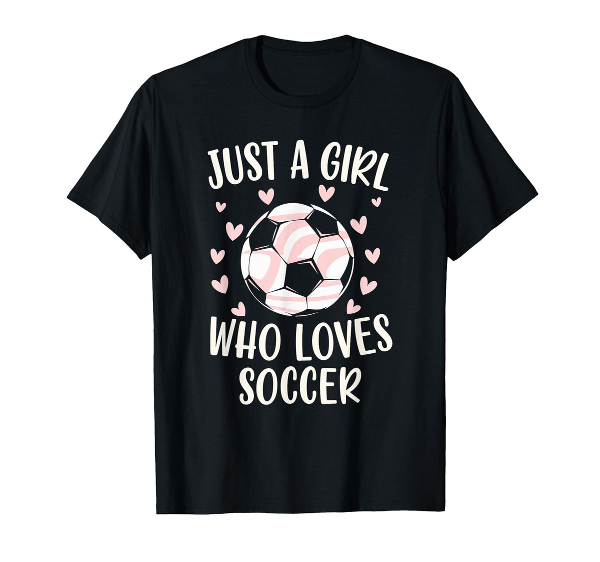 Just Who Loves Soccer Soccer Sports T-Shirt - Graphic Print Men Women