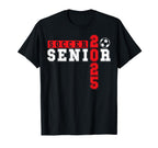 Soccer Senior Night Soccer Senior 2025 T-Shirt - Fun Novelty Design Unisex