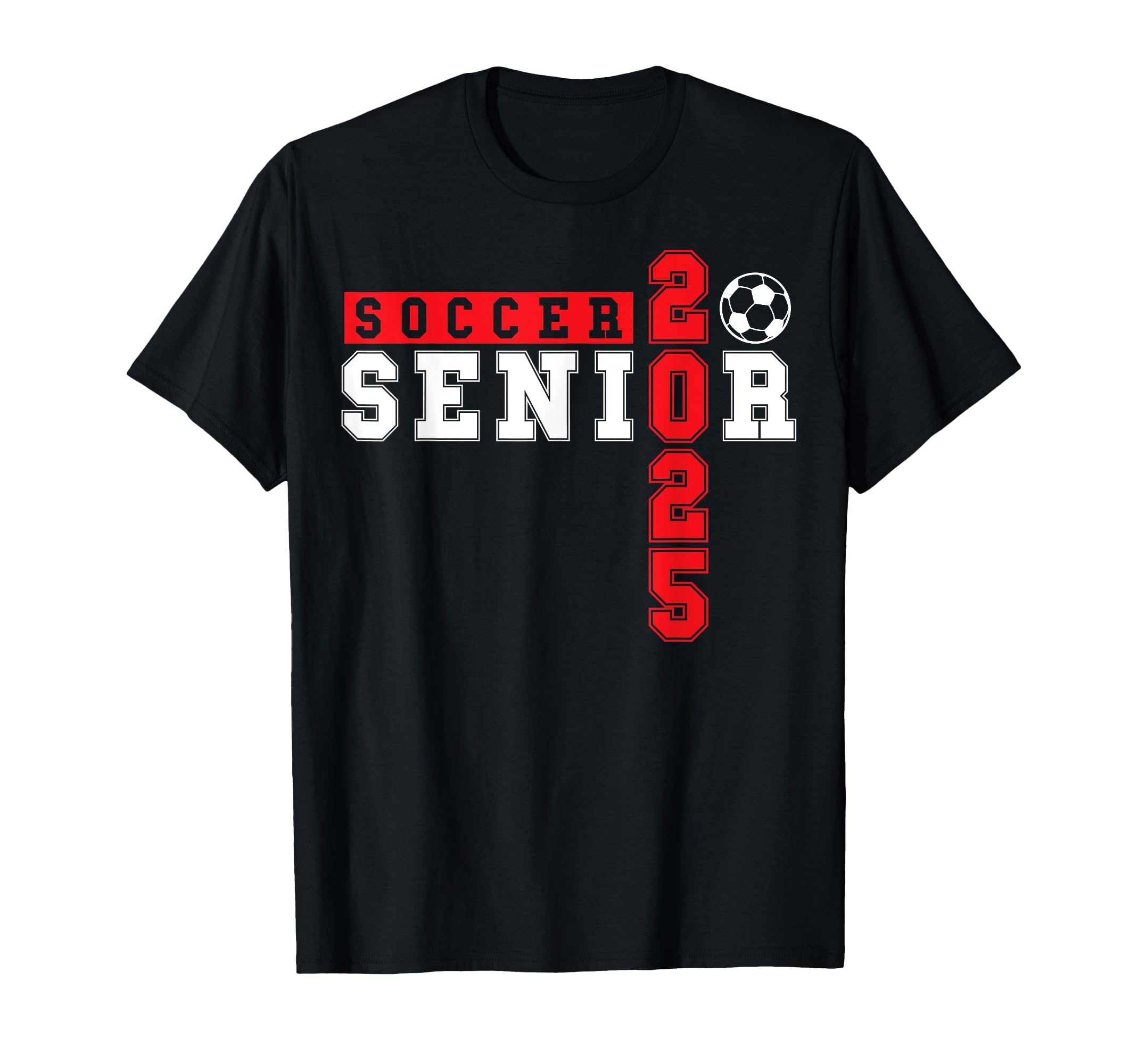 Soccer Senior Night Soccer Senior 2025 T-Shirt - Fun Novelty Design Unisex