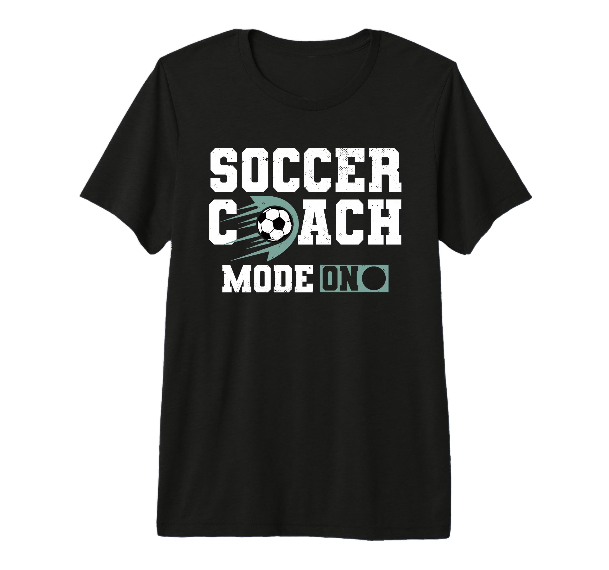 Coaching Soccer Dad Coach Soccer T-Shirt - Custom Art Print for Adults