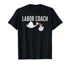 Labor Coach Shower Shirts T-Shirt - Casual Everyday Wear Men Women