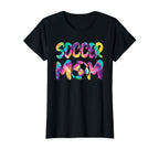Soccer Mom Colorful Soccer Player T-Shirt - Novelty Apparel for Adults