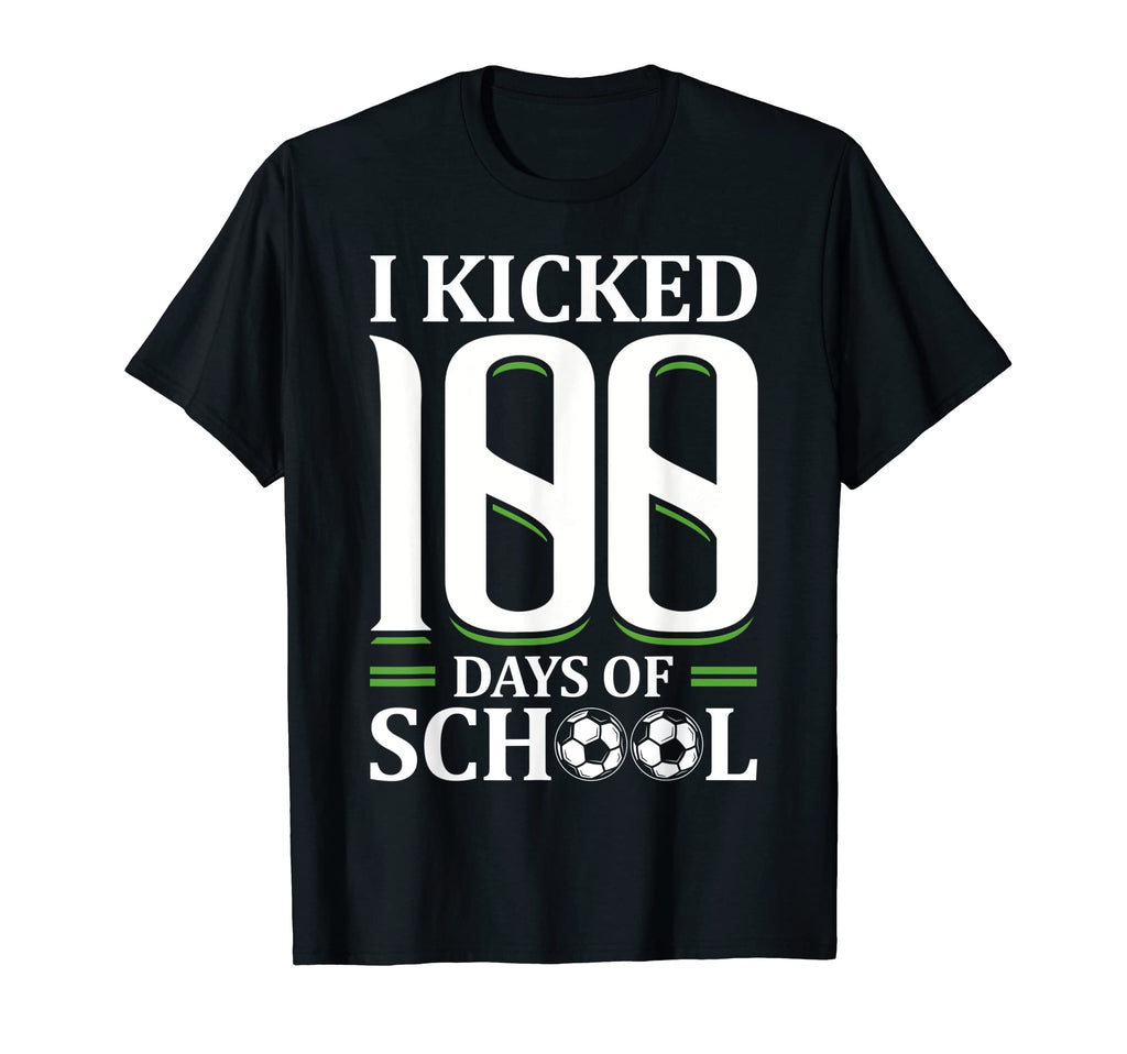I Kicked 100 Days School Sporty T-Shirt - Trendy Graphic for Adults