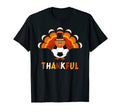 Turkey Soccer Thankful Thanksgiving Gift T-Shirt - Graphic Print for Adults
