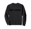 Mrs Coach Funny Football Basketball Sweatshirt - Trendy Graphic for Adults