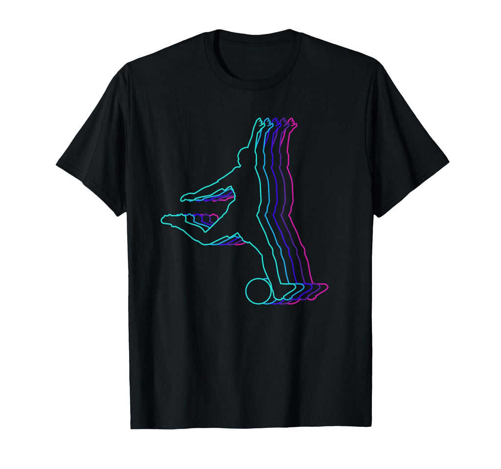 Soccer Silhouette Soccer Player T-Shirt - Unique Graphic for Adults