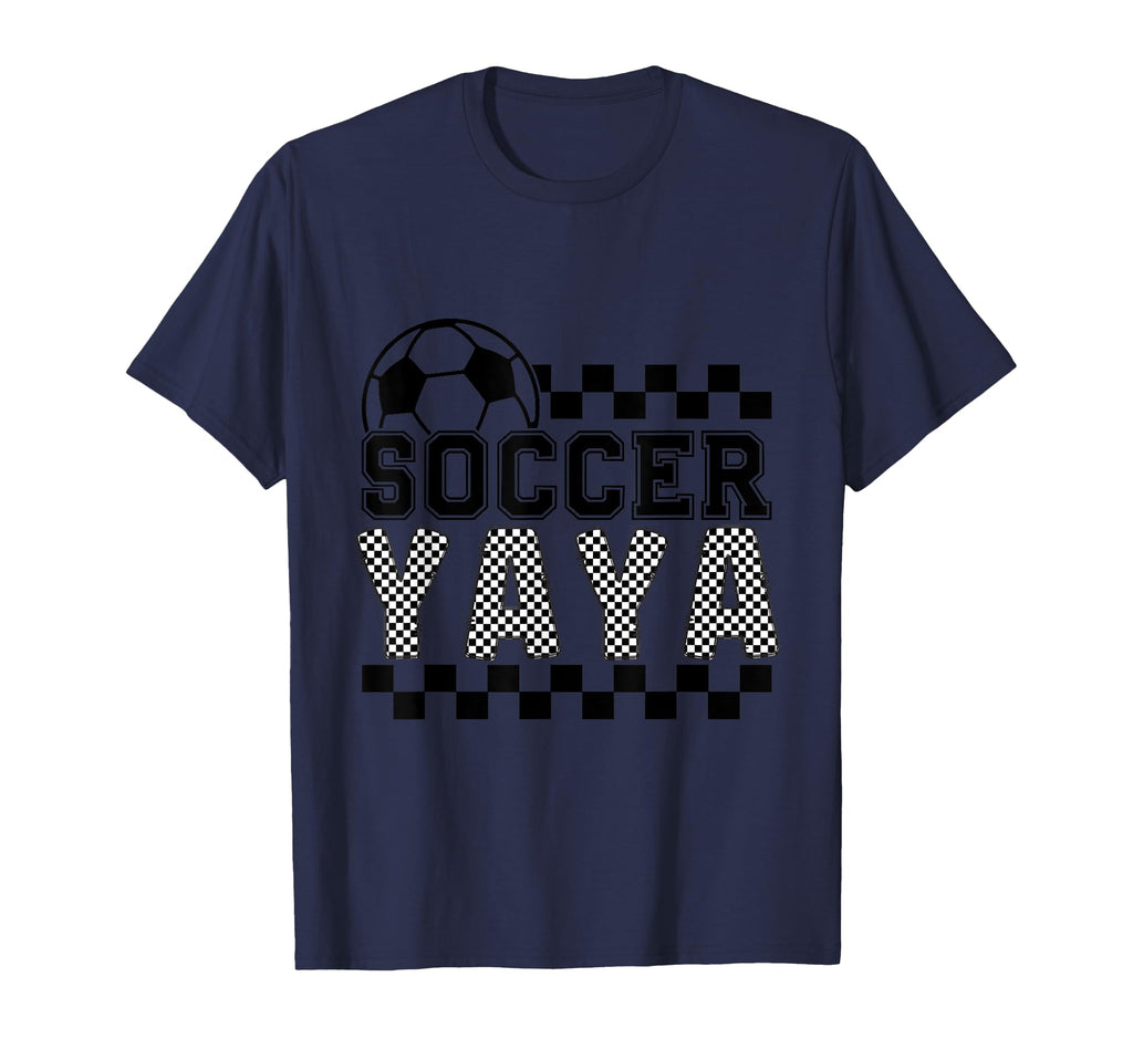 Soccer Yaya Checker Checkered T-Shirt - Novelty Apparel Unisex