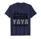 Soccer Yaya Checker Checkered T-Shirt - Novelty Apparel Unisex