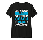 Mens Soccer Coaching Training Trainer T-Shirt - Novelty Apparel Unisex