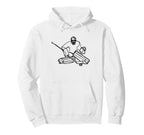 Goalie Ice Hockey Goalkeeper Hoodie - Aesthetic Graphic Unisex