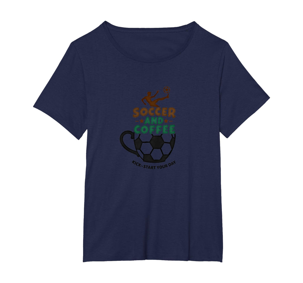 Soccer Mom Soccer And Coffee Kick Sweatshirt - Aesthetic Graphic Men Women