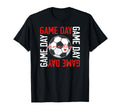 Game Day Soccer Heart Soccer Game Day T-Shirt - Minimalist Print Men Women