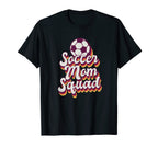 Soccer Mom Squad Player Sport T-Shirt - Casual Everyday Wear for Adults