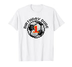 1 Year Old 1St Birthday Dude 8 Bit T-Shirt - Fun Novelty Design Men Women