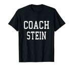Coach Stein Custom Football Soccer T-Shirt - Minimalist Print Unisex