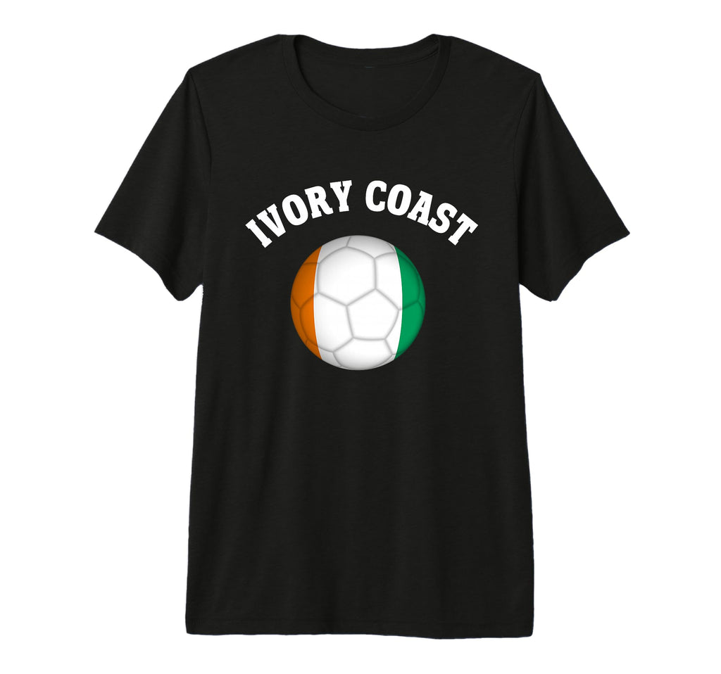 Ivory Coast Soccer Tri Blend T-Shirt - Casual Everyday Wear Unisex