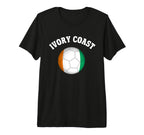 Ivory Coast Soccer Tri Blend T-Shirt - Casual Everyday Wear Unisex
