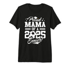 Proud Mama 2025 Senior Mom Graduate T-Shirt - Custom Art Print Unisex