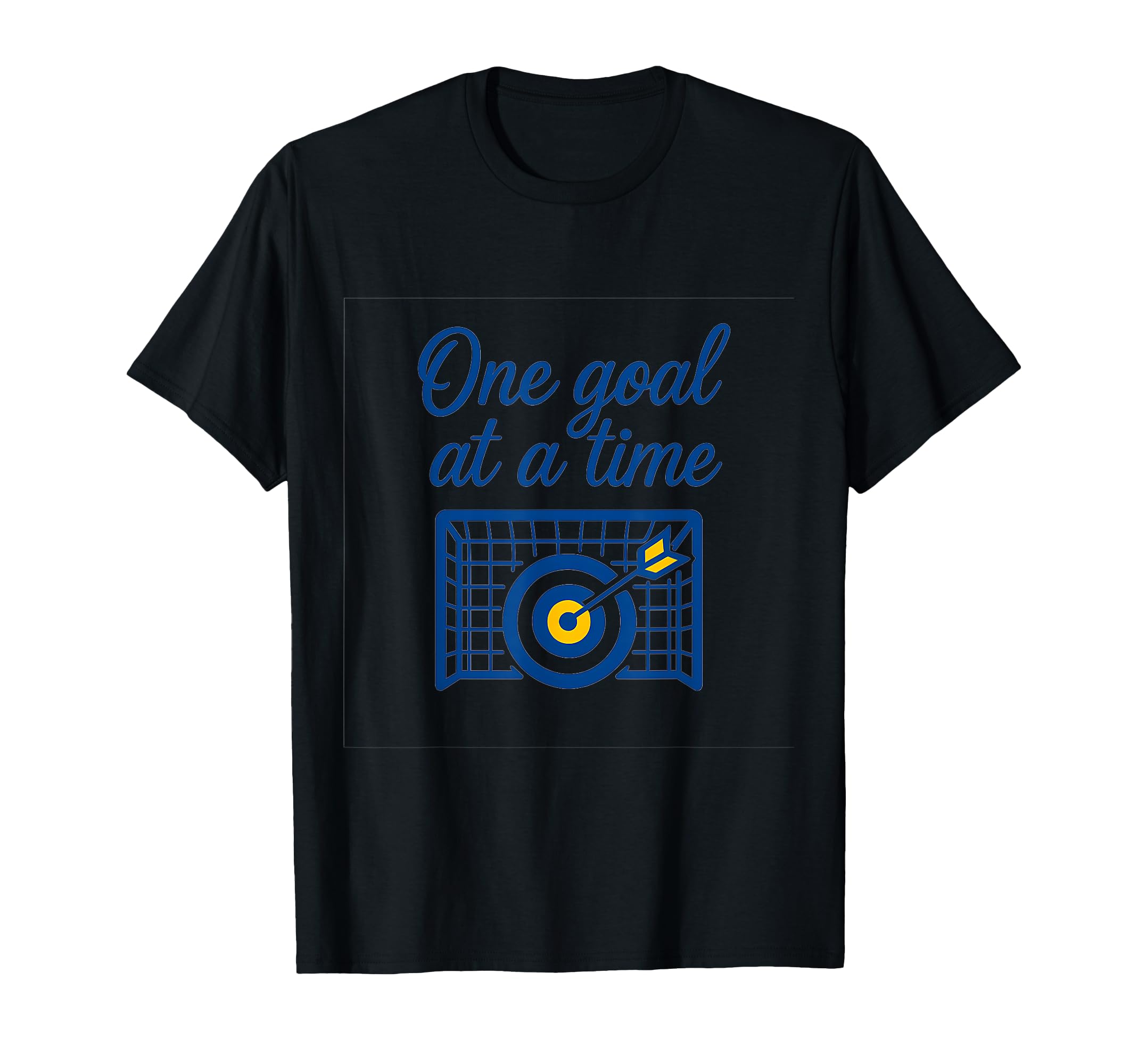 One Goal Time Soccer Novelty Sports T-Shirt - Streetwear Style Men Women