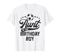 Aunt Birthday Soccer Themed T-Shirt - Casual Everyday Wear for Adults