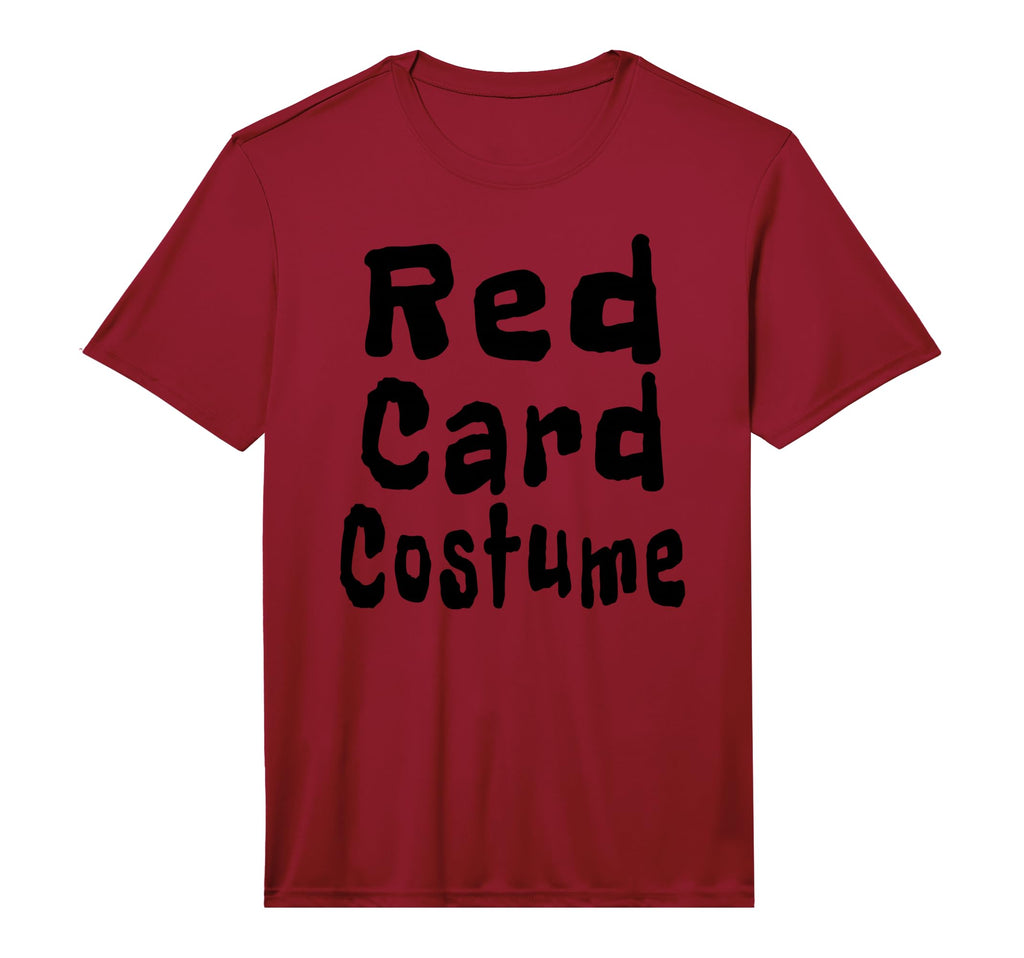 Red Card Costume Football Soccer Funny T-Shirt - Unique Graphic Unisex