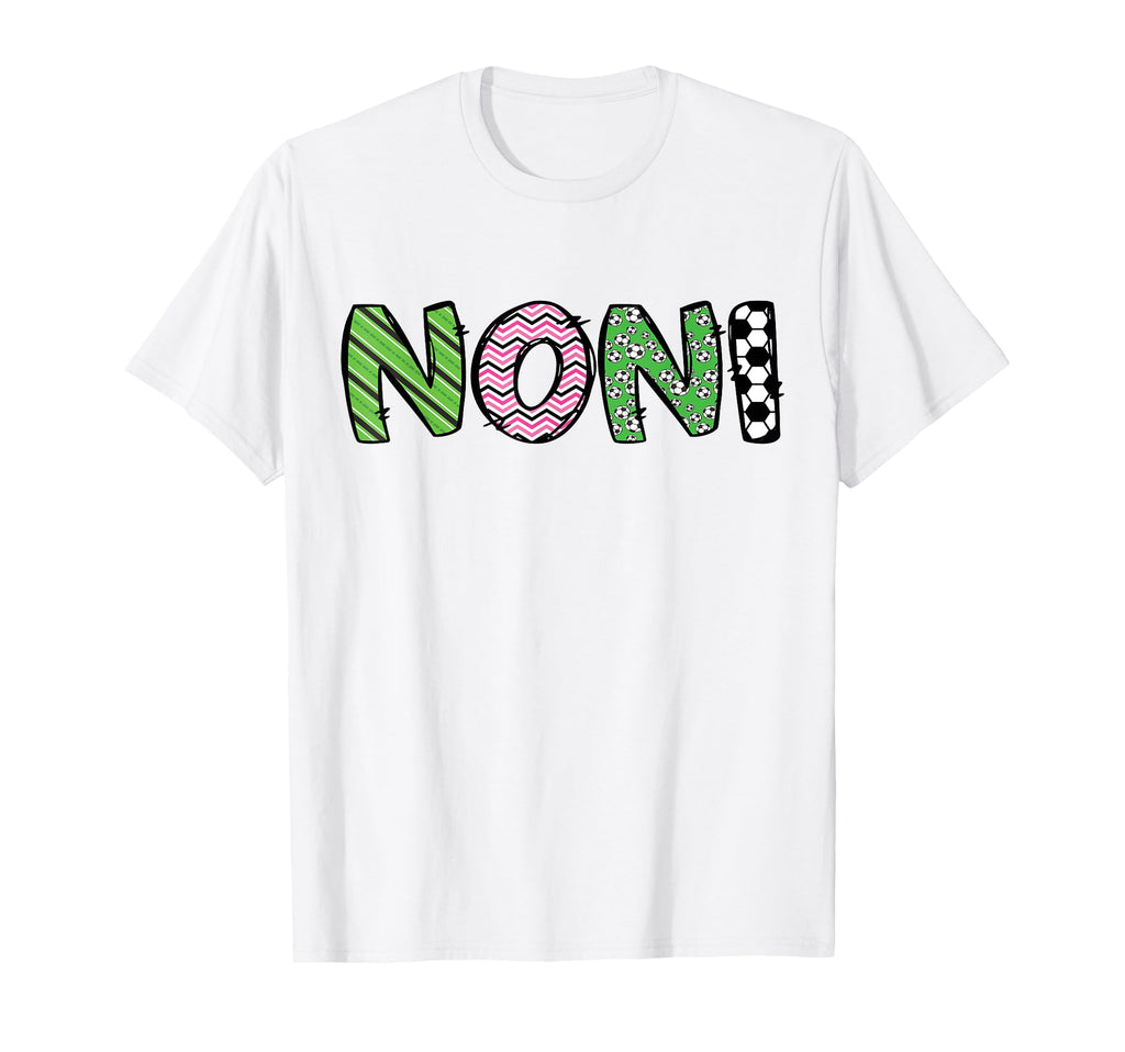 Soccer Noni Funny Soccer Birthday T-Shirt - Unique Graphic Men Women