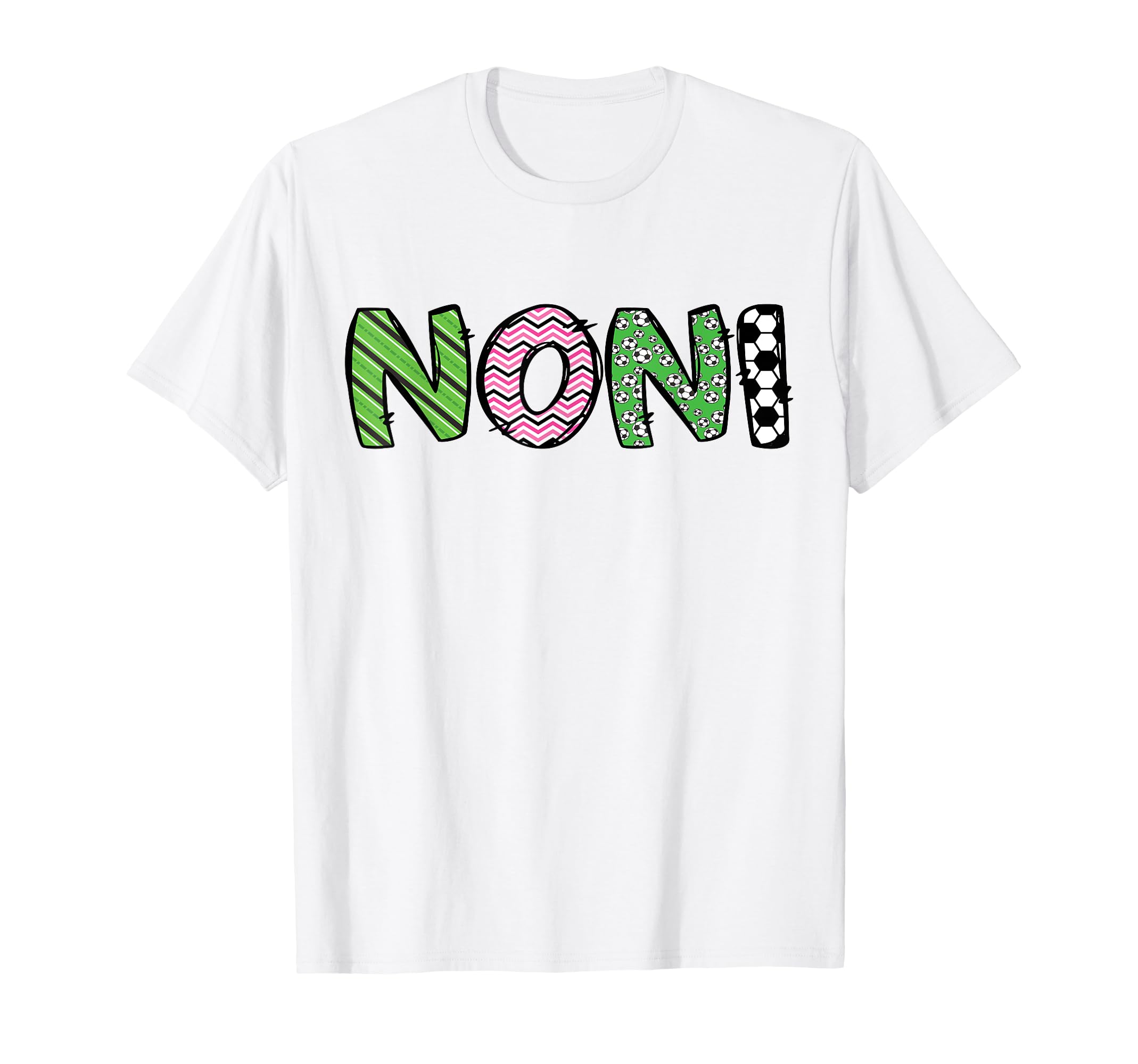 Soccer Noni Funny Soccer Birthday T-Shirt - Unique Graphic Men Women