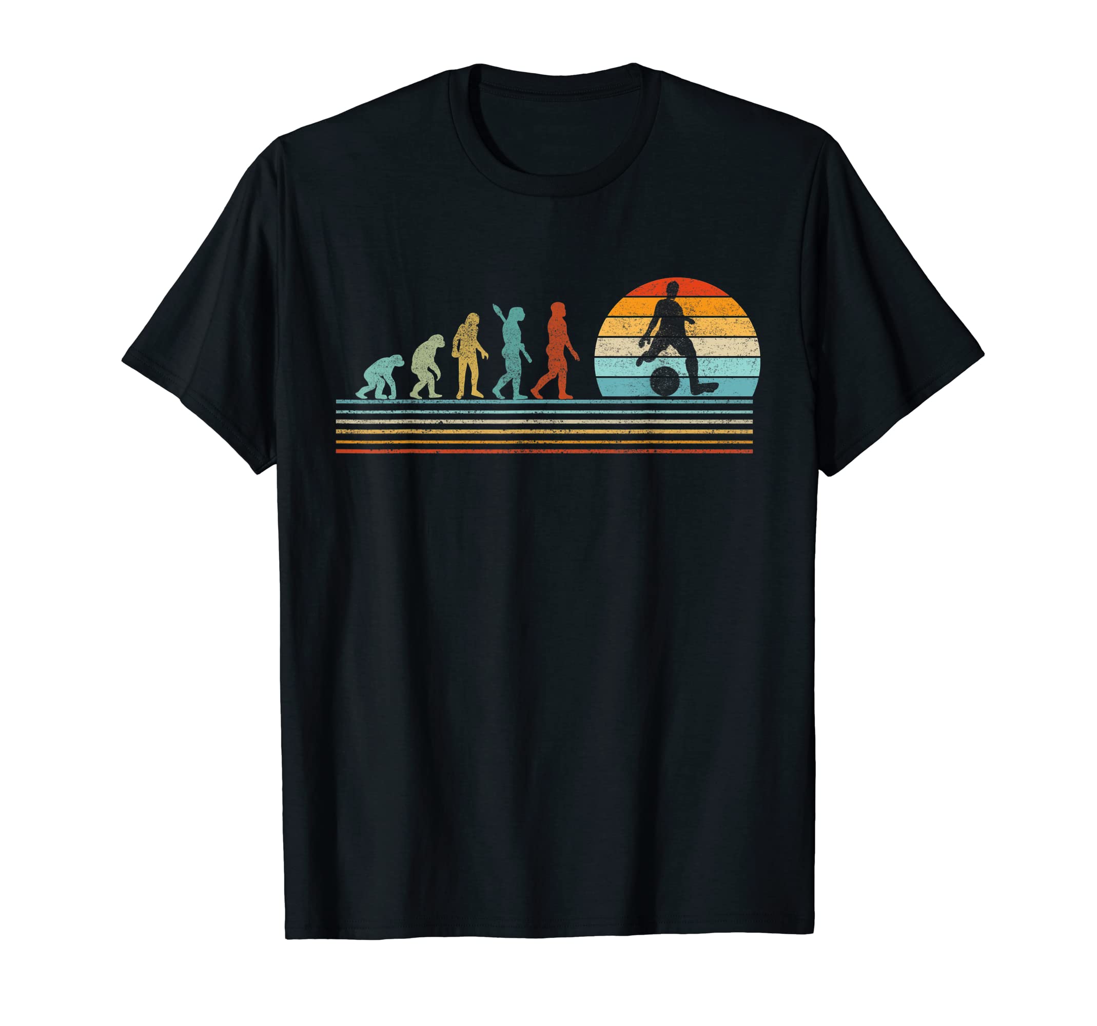 Evolution Soccer Player T-Shirt - Graphic Print Unisex