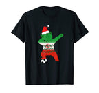 Soccer Dabbing Polar Bear Hat Lights Iran T-Shirt - Trendy Graphic Unisex