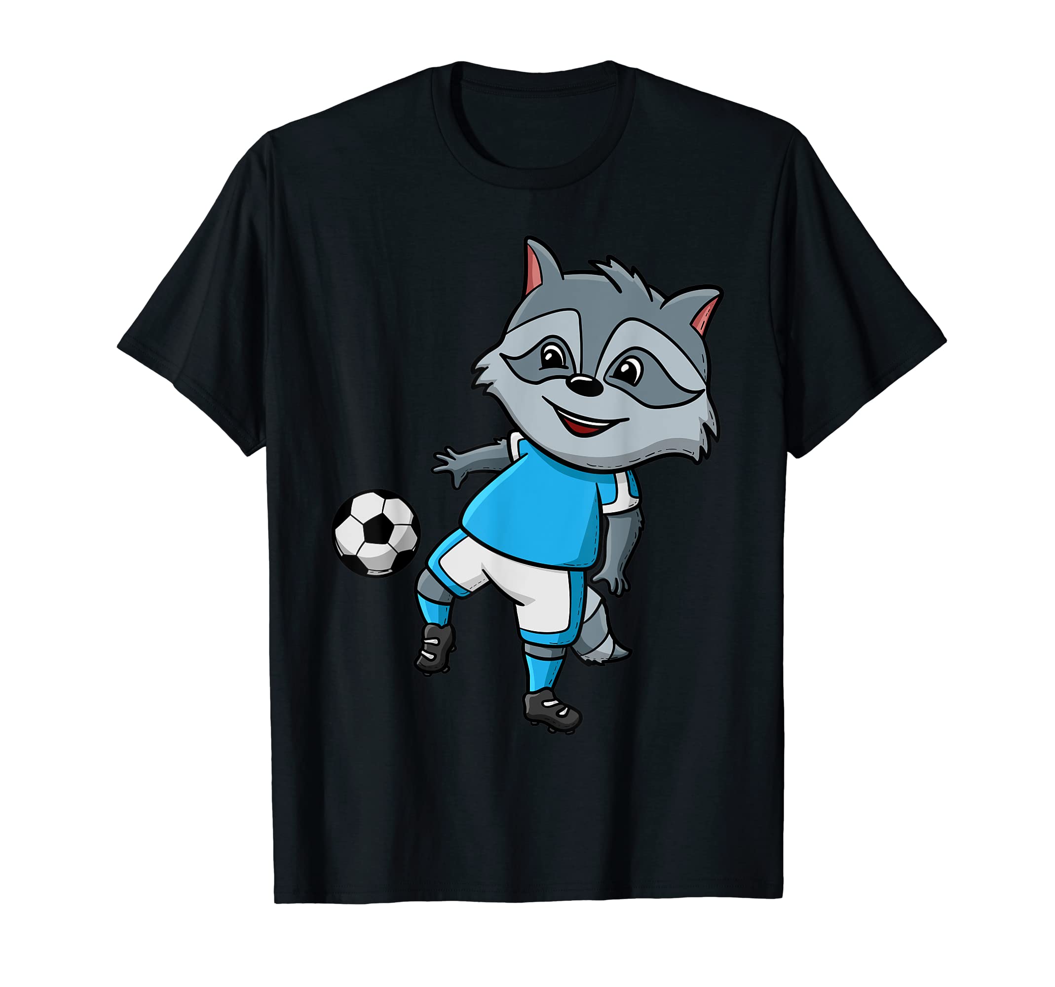 Raccoon Whisperer Goalkeeper Striker T-Shirt - Custom Art Print for Adults